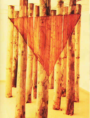 3D Imprint (1981) by Buky Schwartz — Gallery installation