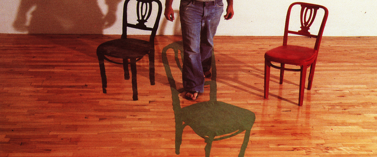 The Chair (1980) by Buky Schwartz — installation view 2