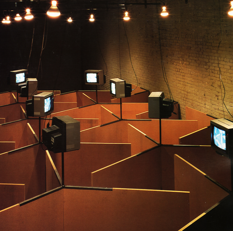 Three Angles of Coordination (1986) by Buky Schwartz — installation view 2