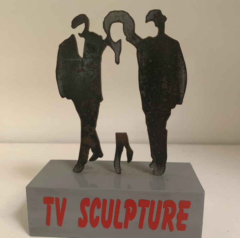 TV Sculpture (1966) by Buky Schwartz — installation view 2