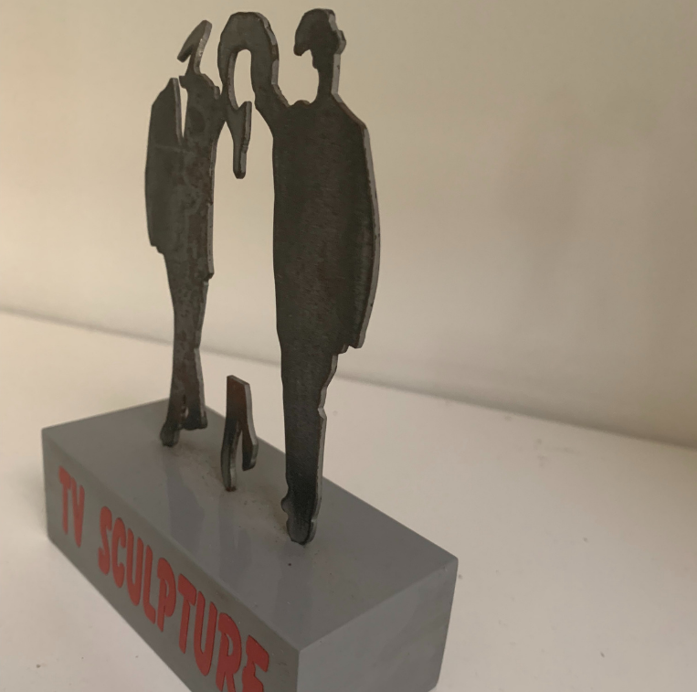 TV Sculpture (1966) by Buky Schwartz — installation view 3