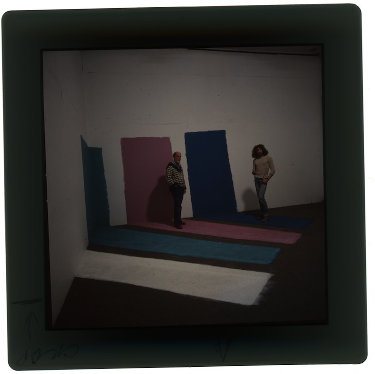 TV Stripes (1981) by Buky Schwartz — installation view 3
