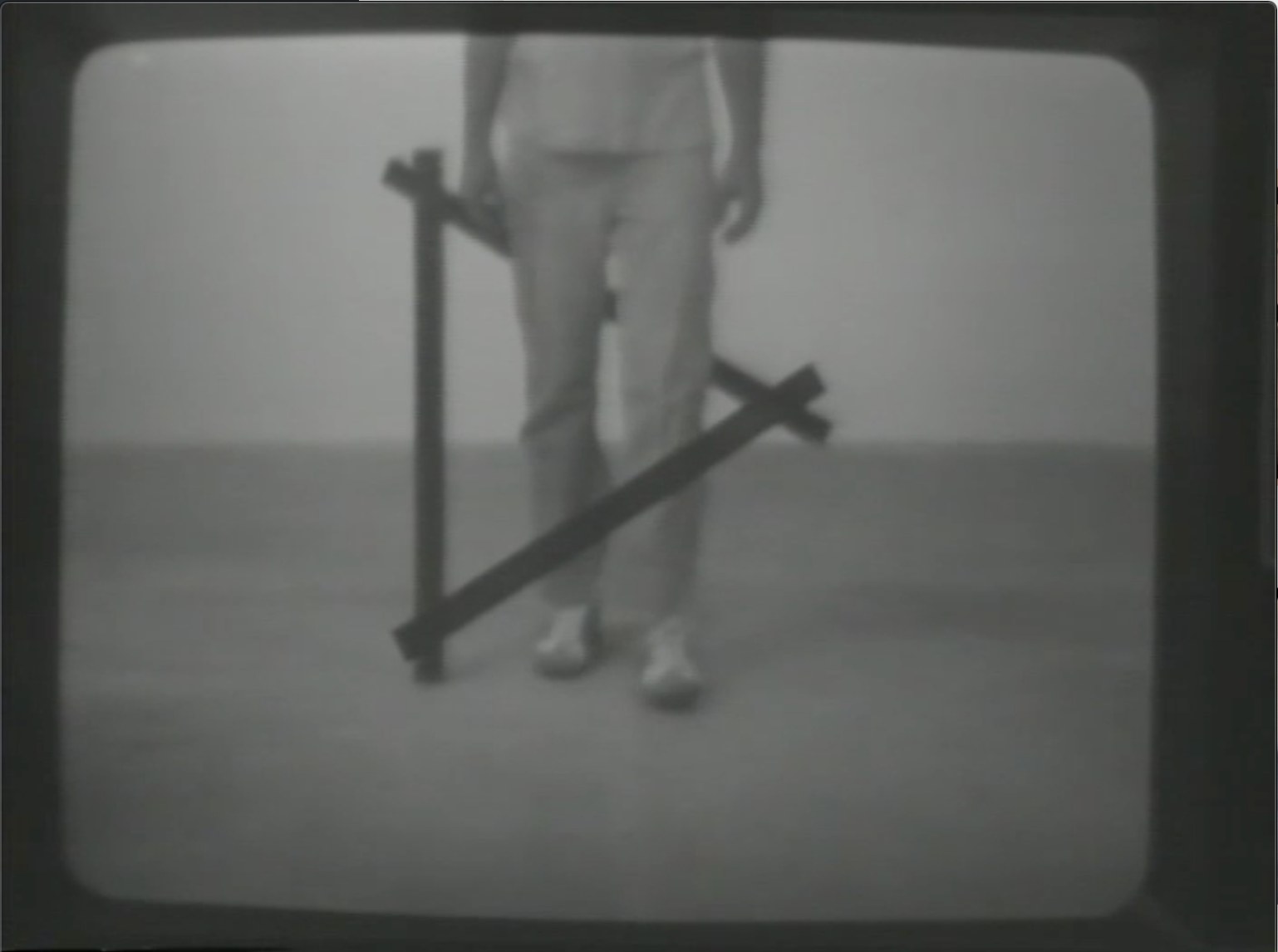 Videoconstructions (1978) by Buky Schwartz — Videotape, black and white — six segments, 20 min